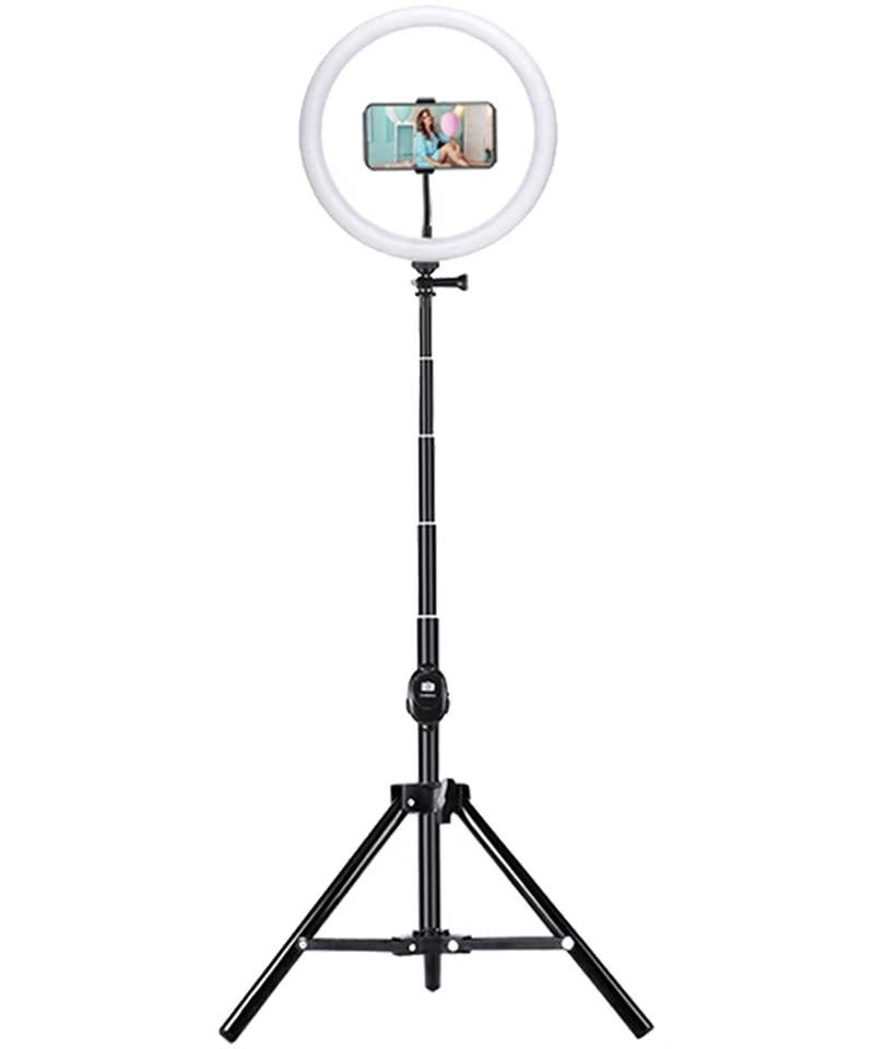 Красивый светодиодный кольцевой светильник для мобильного телефона селфи фотография заполняющий живой