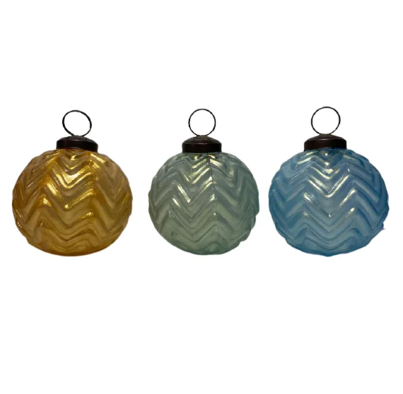 Designer Hanging Round Glass Christmas Balls Exporter decorative glass balls for gardens Christmas decoration glass balls