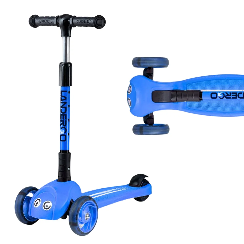 Landergo Factory Wholesale Cheap Price Hot Selling folding design 3 Wheel Kids Scooter kick scooter
