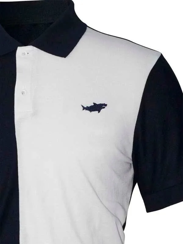 Men Custom Print Two Tone Polo Shirt  top quality printed design polyester sublimation Unisex golf shirts casual Sublimation