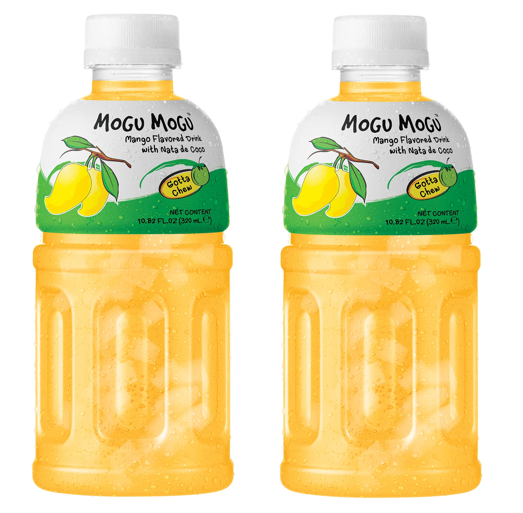 Concentrate Fresh Juice Fruit Energy Glucose Colored Mogu Mogu Mango Flavoured Drink with Nata de Coco
