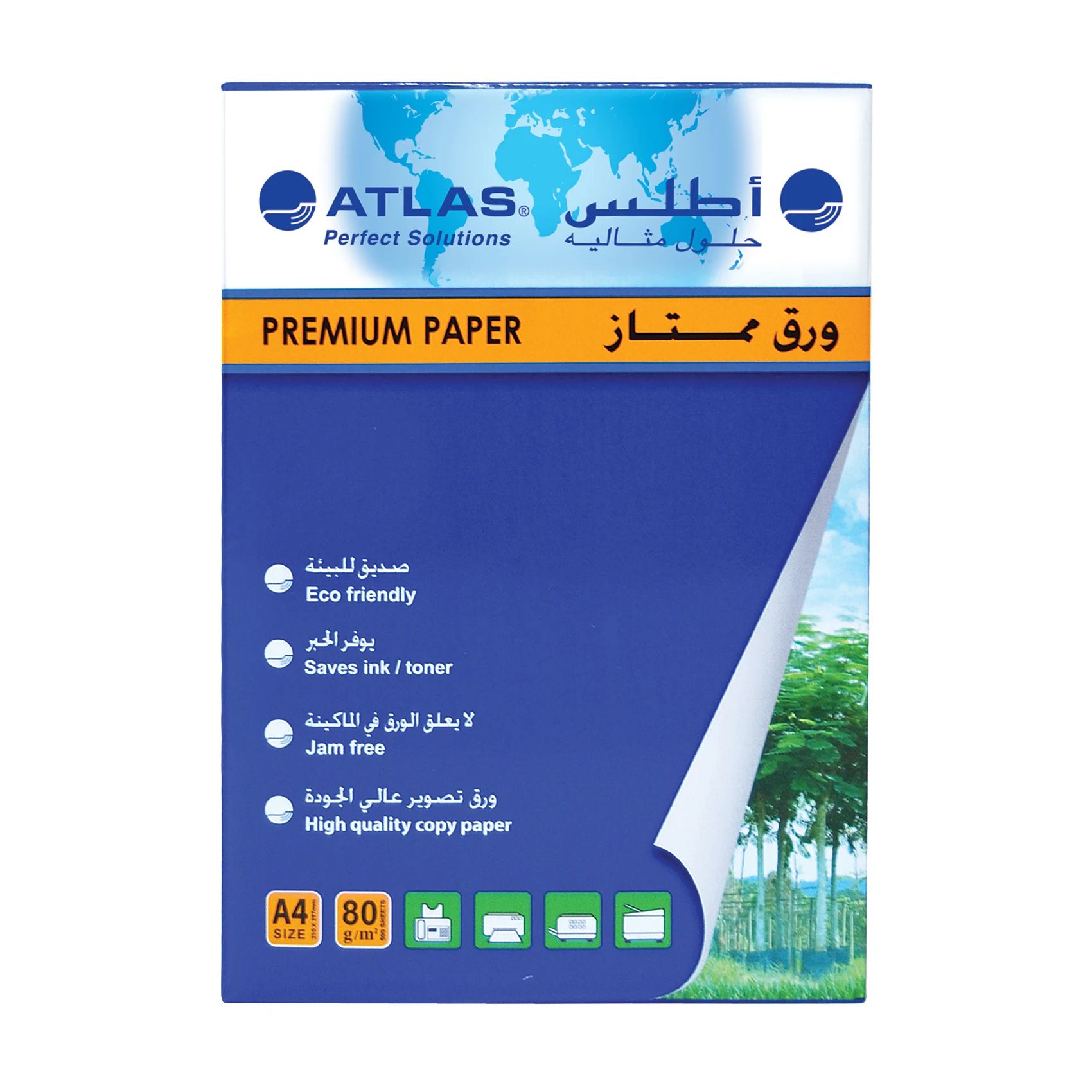 Excellent / Smooth Atlas Copy Paper/ A4 Copy Papers Reliable