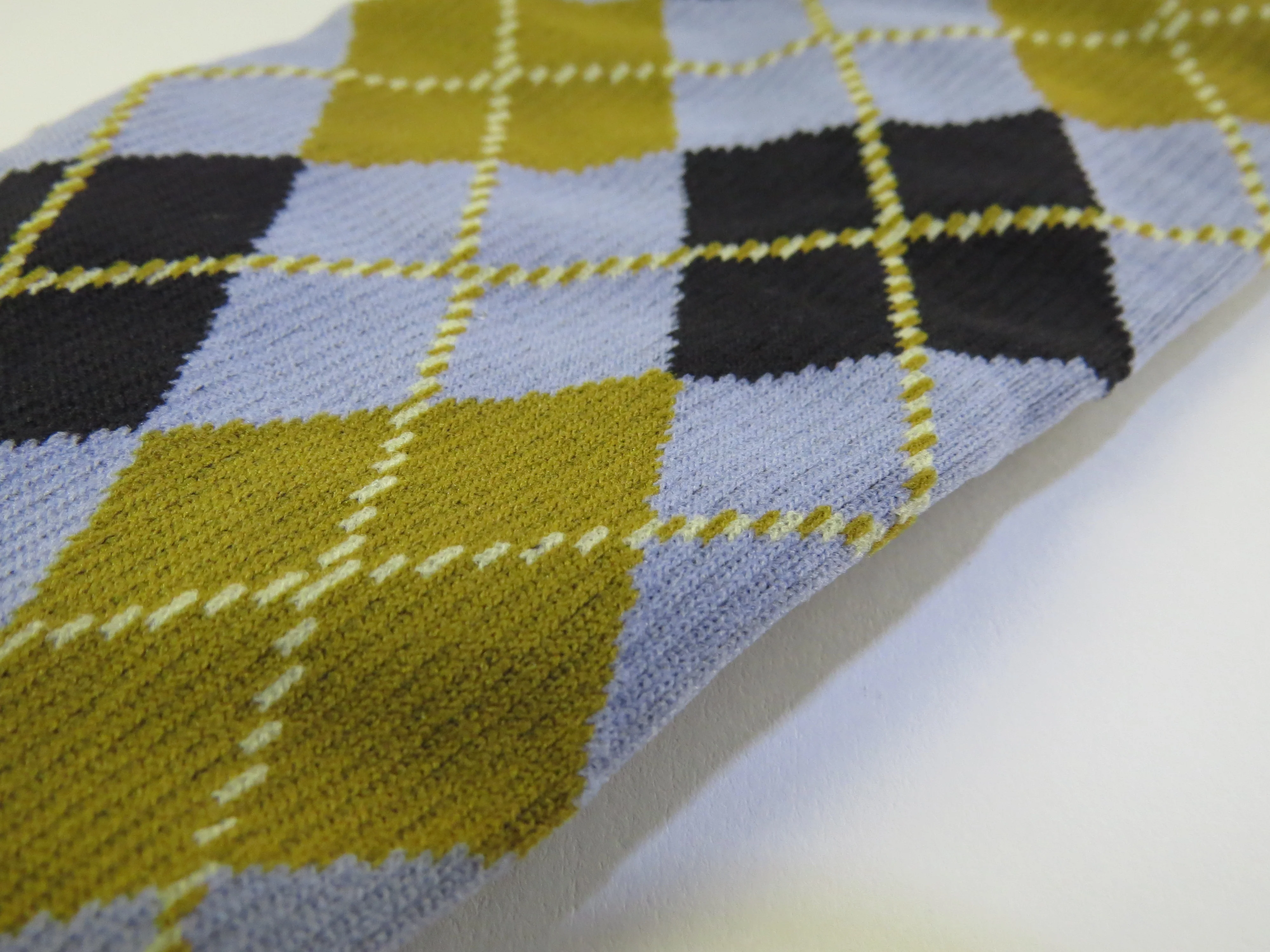 MBJ plaid compression cycling socks navy blue for men