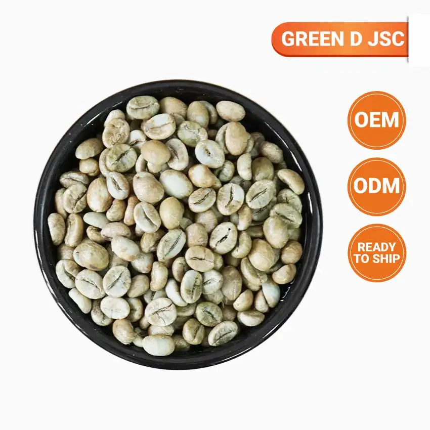 
Best Robusta Green Raw Coffee Beans With Shelf Life 26 Months In Plastic Packaging From Vietnam 
