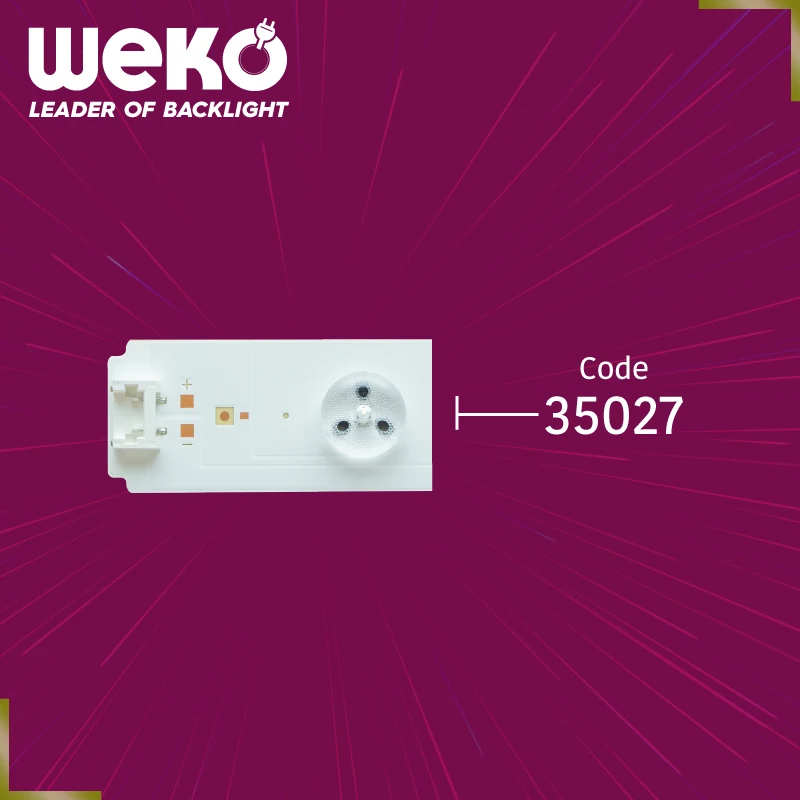 TV LED BACKLIGHT- SAMSUNG_2015ARC320_3228 ART07_REV1.0_150725_LM41-00175A - 63.4 CM 7 LEDS- TOTAL 3 PCS