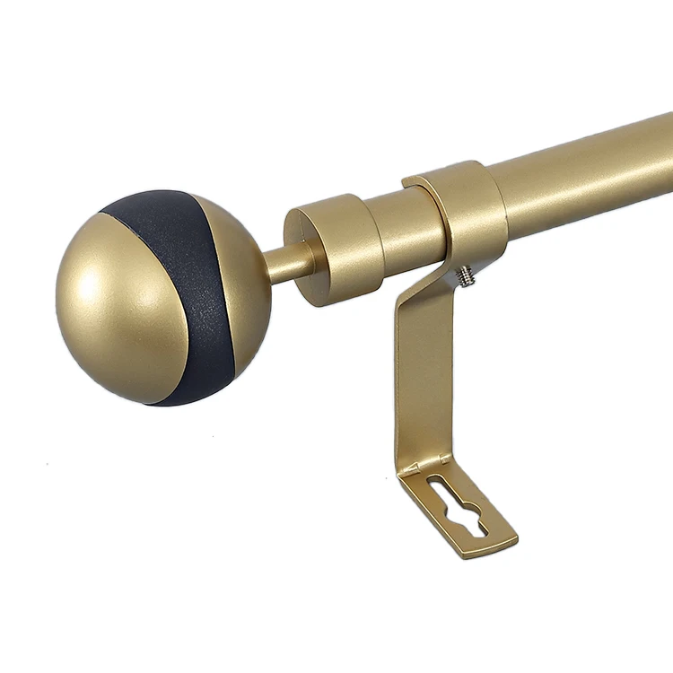 
100~180cm Gold 16/19mm Curtain Rod Set 