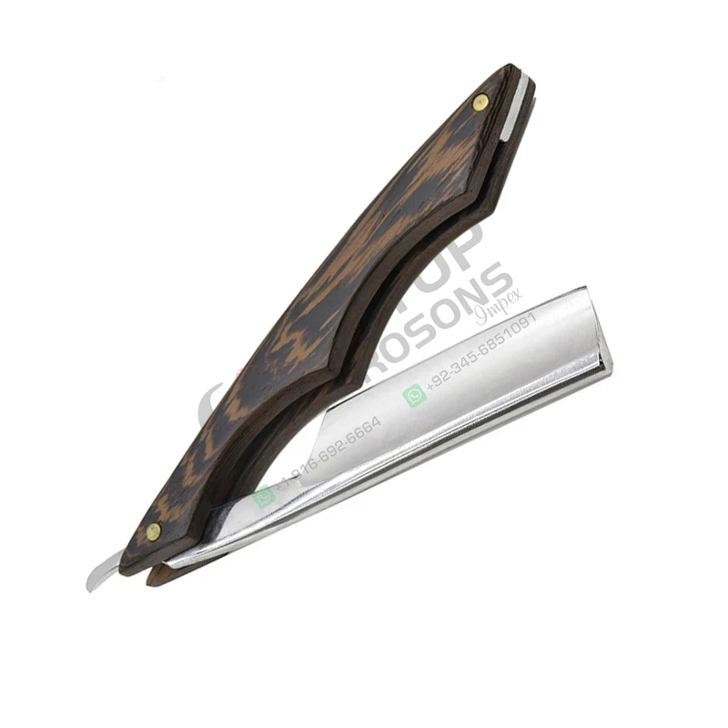 
Wholesale High Quality Manual Razor, professional, Straight-edged Stainless Steel Sharp, Hairdressing razor blade shaving 