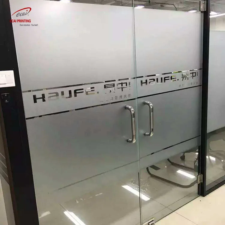 Custom Removable No Glue Static Cling Glass Window Vinyl Stickers