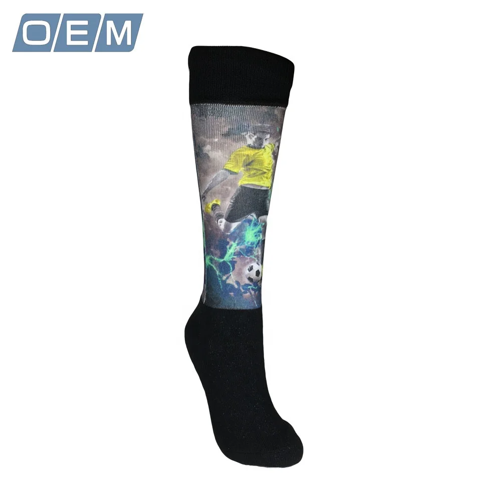 Custom Blank Athlete Sport Calf Sublimation Sock