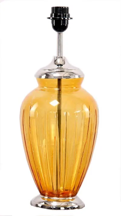 Modern Designer Glass Crystal Table Lamp with round Novelty Shade PC & Brass Body LED Light Battery Power for Room & Study Decor