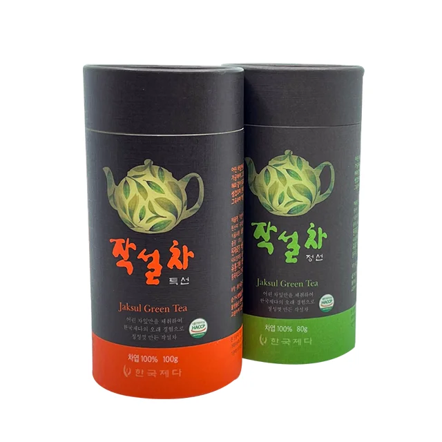 Корейский домашний производитель корейский здоровый дом гладкий зеленый чайный лист Jungsun