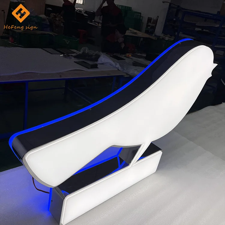 Сделанный на заказ 3D светодиодный акриловый знак из