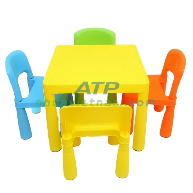 Best selling Children Furniture Plastic PP Homework Table And Chair Set School Desk Plastic PP Babies and Kids
