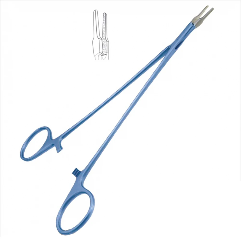 Needle Holders Forceps (Ring Handle) Micro Jaws TC-Coated Jaws Surgical Instruments