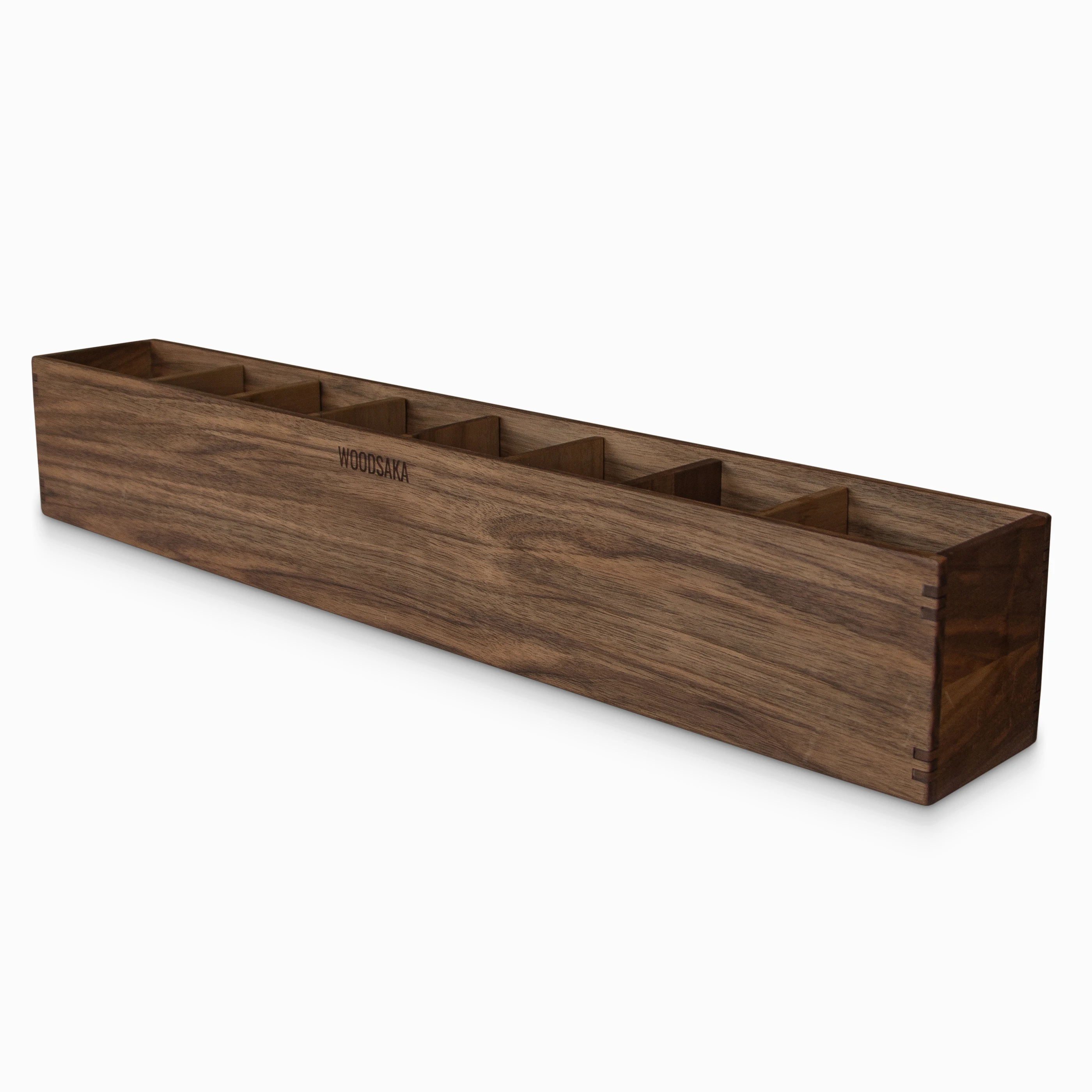 
Desk Organizer I Reka Adjustable Eight Section Pen Box - WOODSAKA I Office Organizer I Desk Accessories 