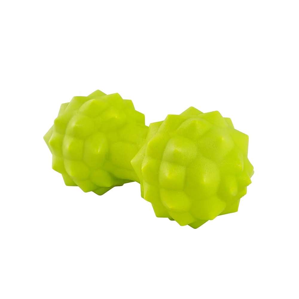 
high quality tpr spiky peanut massage ball for muscle release 