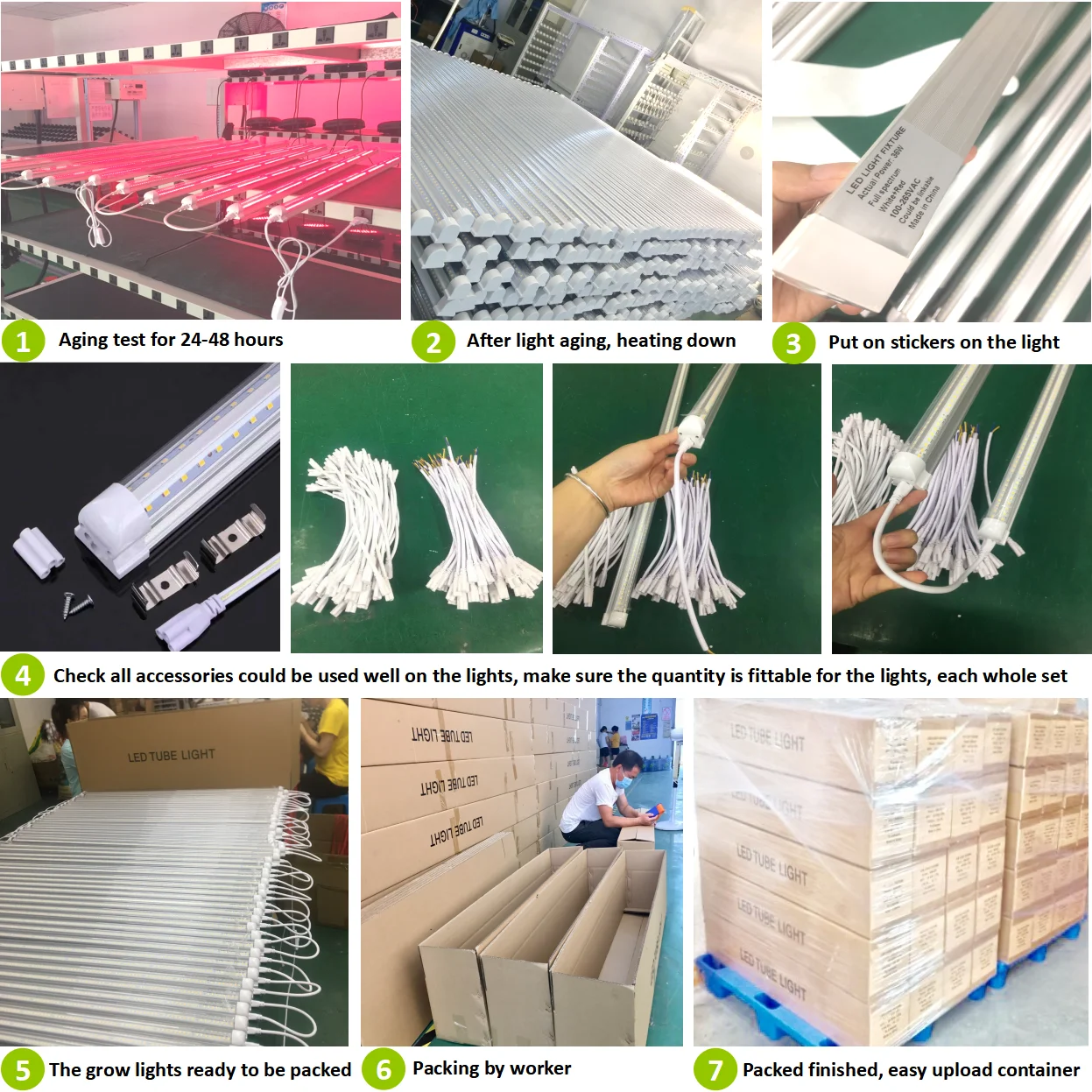 7Magic Best Flicker Free 100-265VAC Emerson Effect Grow Lights Led Grow Light UV IR Bar Strip For Lettuce