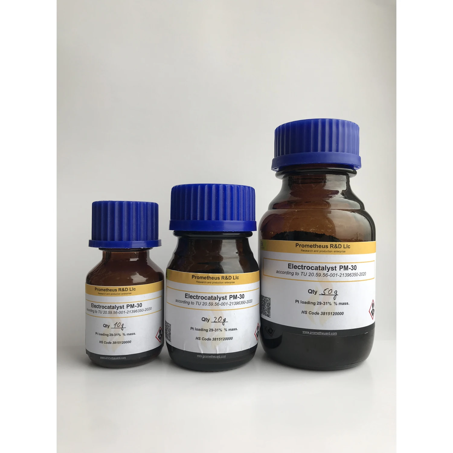 Platinum on carbon 30% catalyst for PEM fuel cells, chemical auxiliary agent