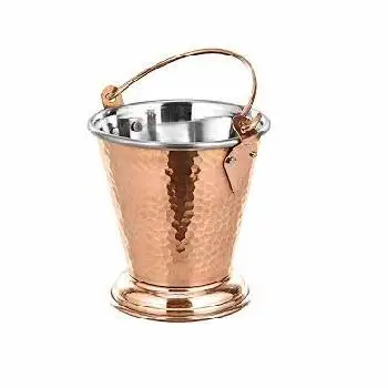 BUCKET HOME DECOR CLASSIC COPPER FLOWER BUCKET FANCY QUALITY LOW PRICE MINI BUCKET
