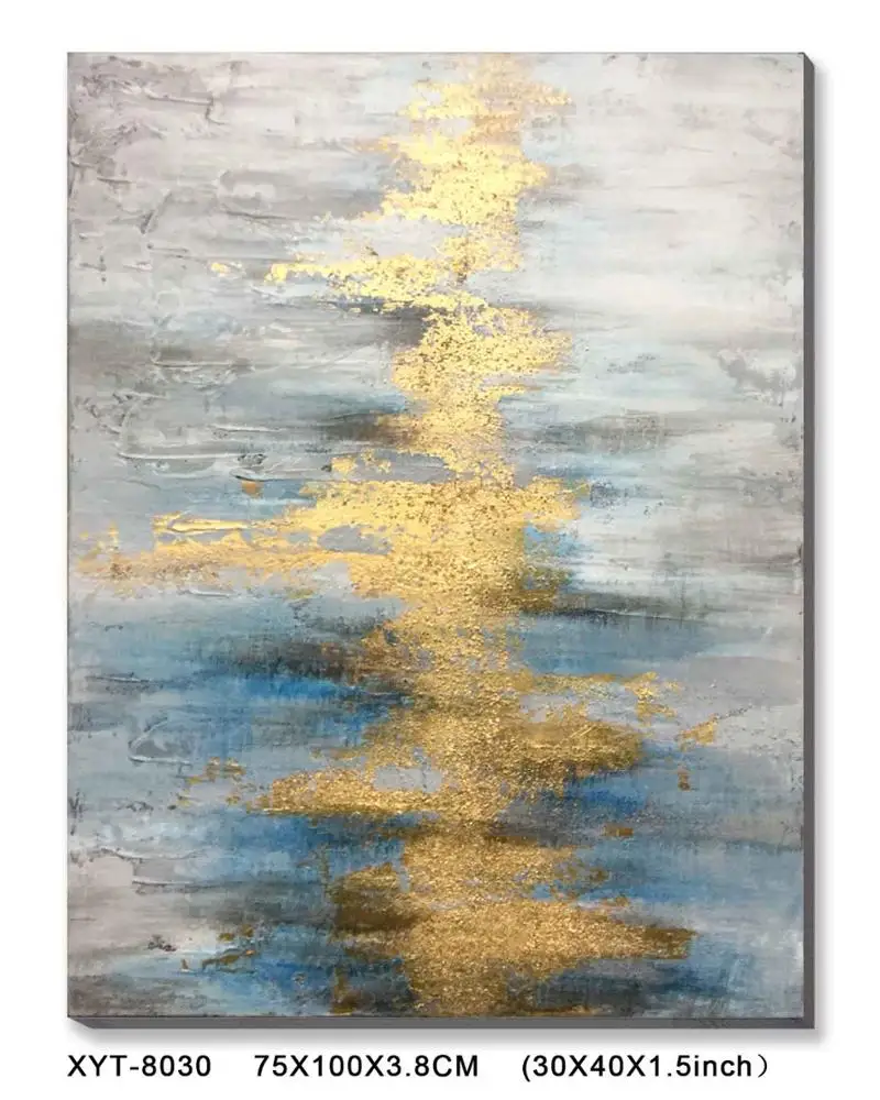  china famous wall art abstract natural vintage landscape picture hand painted canvas oil painting with