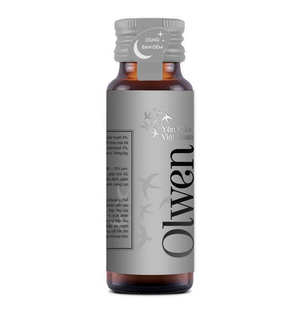 
Sexual Health Supplement for Men - Olwen Birds Nest Drink with Cordyceps Sinensis & Collagen from Vietnam 