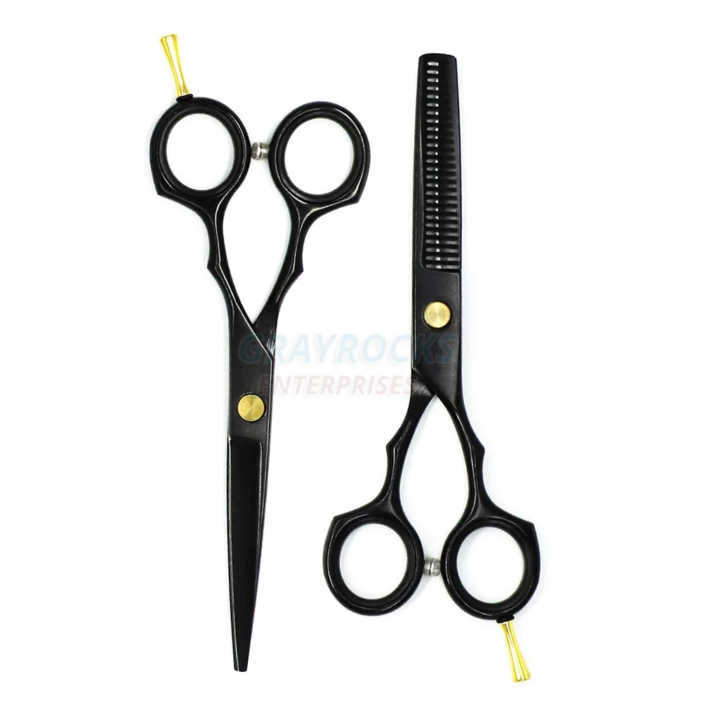 Barber Hairdressing Sharp Cut Scissors Cutting Thinning Shears Set Stainless Steel Beauty Scissors Set