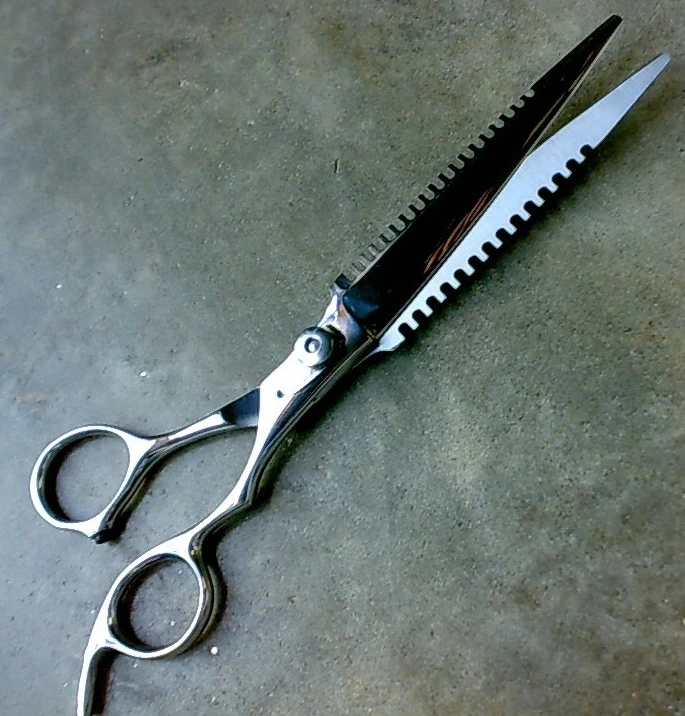 Top quality 440-C Professional Pet Hair Cutting Shear Scissors Curved Blade