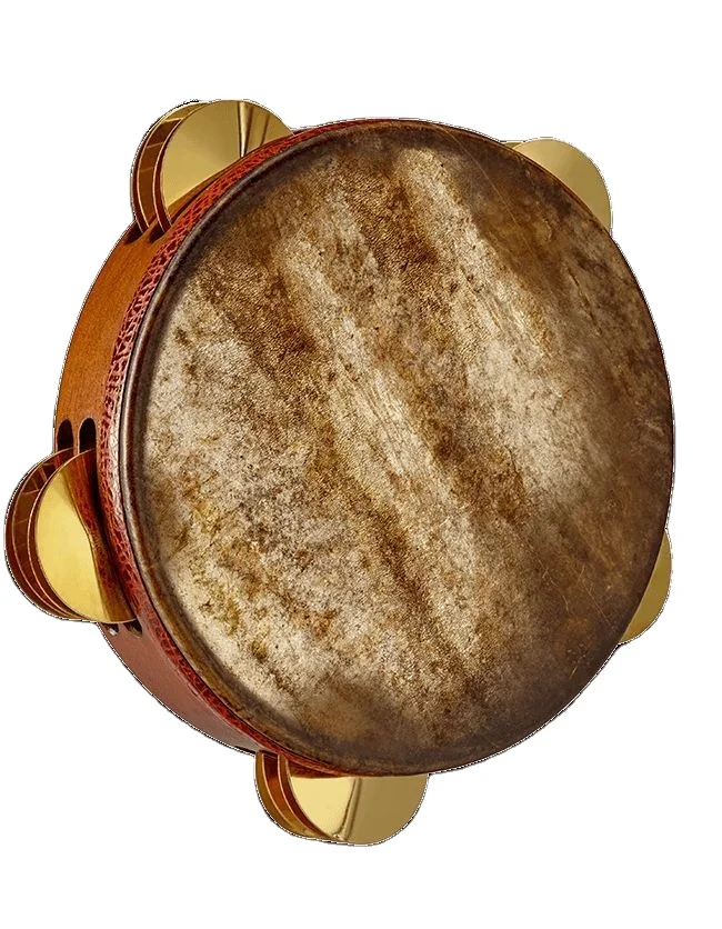 Professional Emin Percussion Fish Skin Riq Tef Tambourine Def Drum EP-004-B