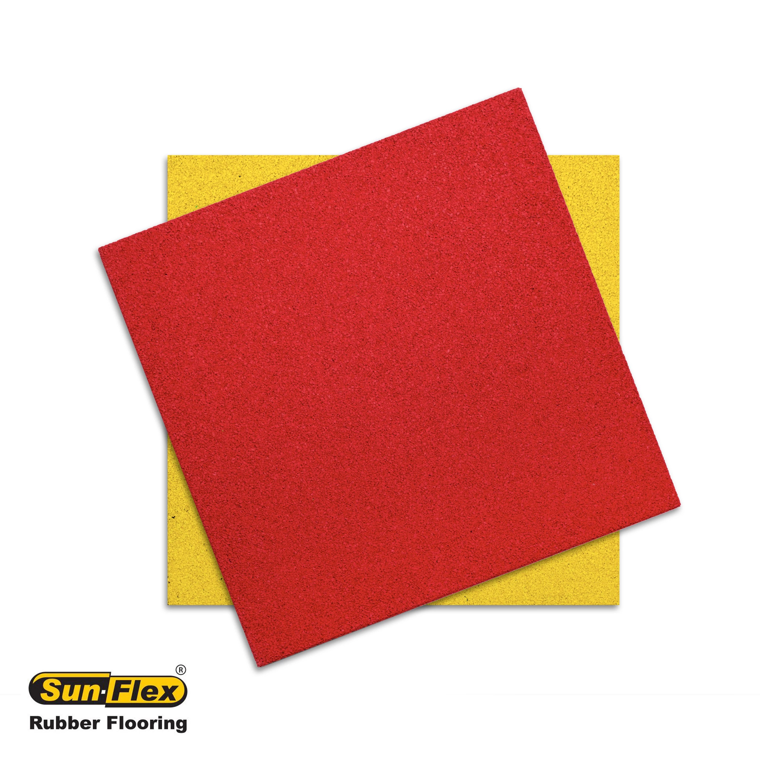 Rubber tiles for school play area