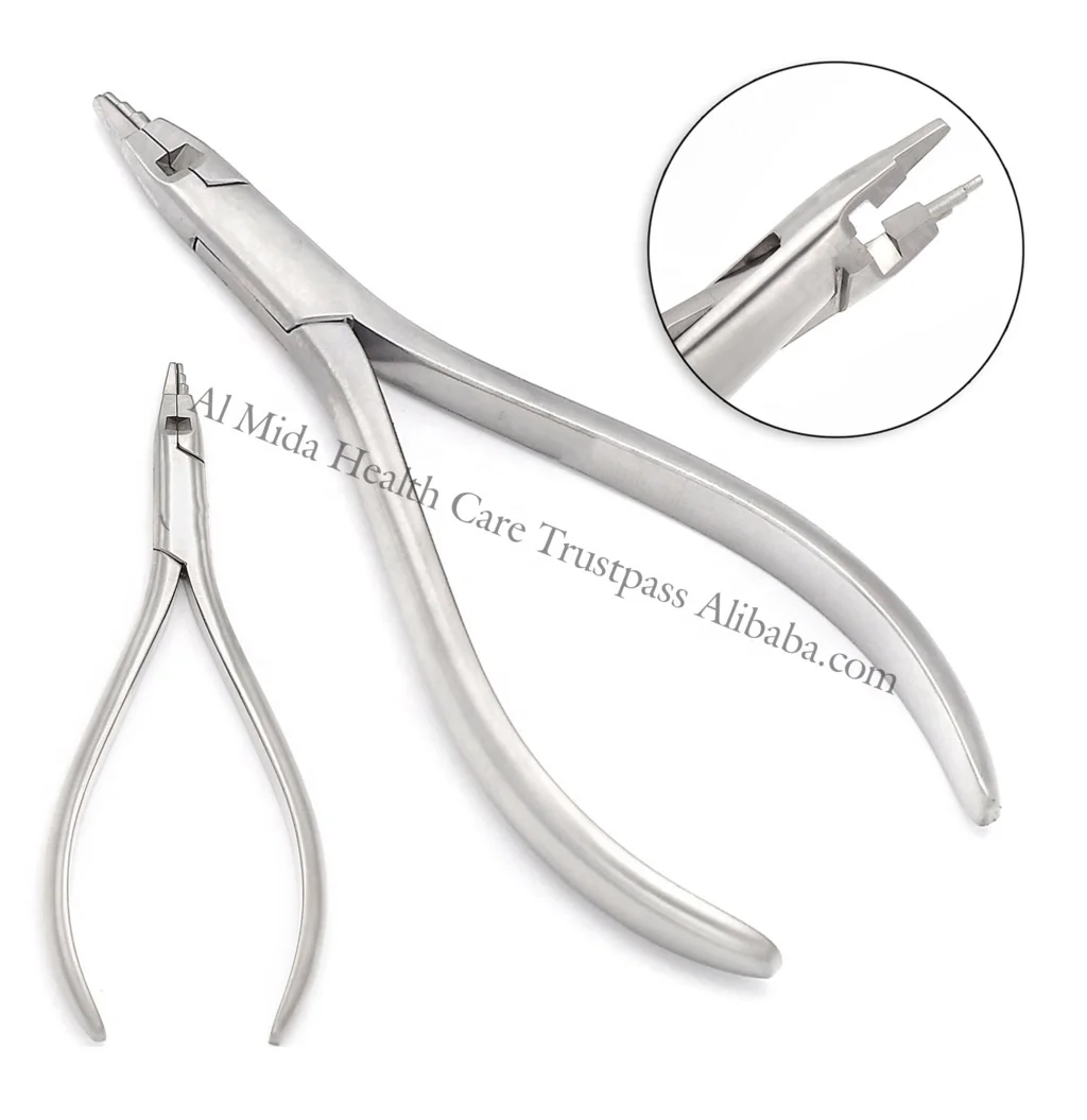 Orthodontic Dental Kim Plier With Cutter Loop Bending Forming Dental Ortho arch wire pliers