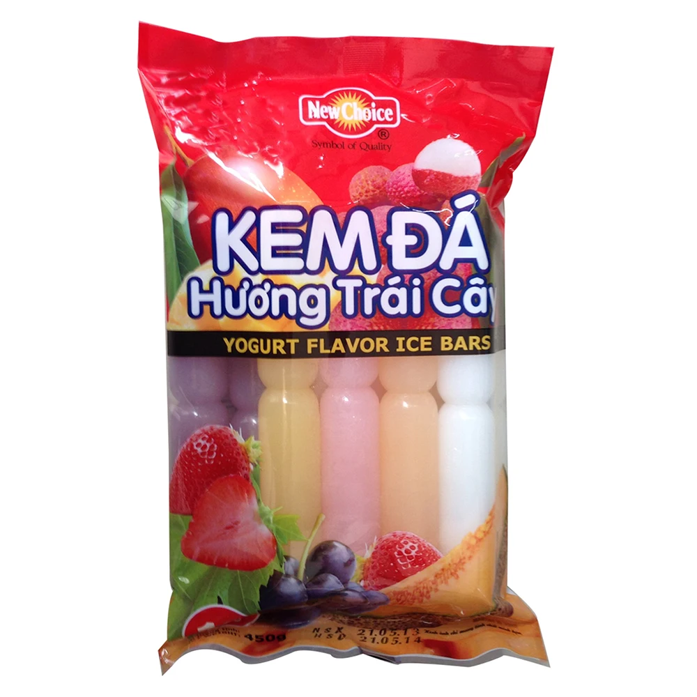 
High quality Yogurt flavor ice cream 450g/bag from New Choice brand Vietnam 