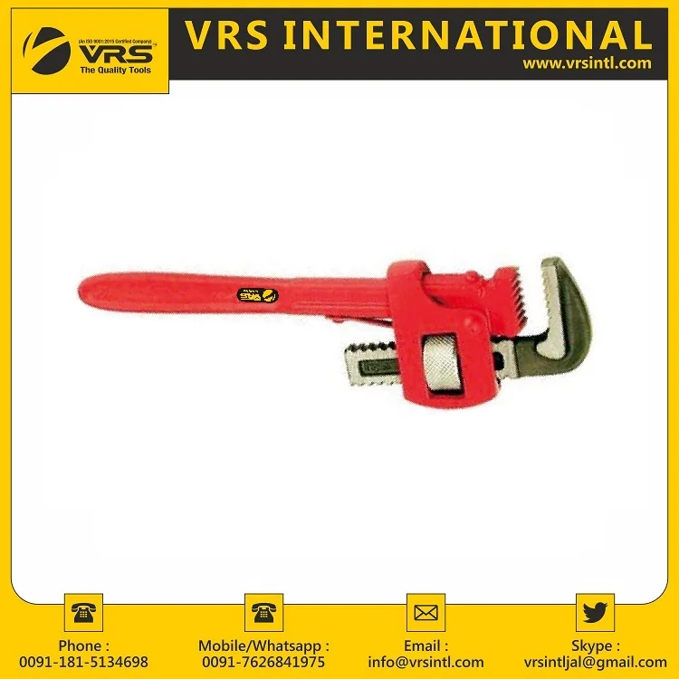 Pipe Wrench (Rigid Type) in 10, 12, 14, 18 and 24 inch Size for Personal and Industrial Use available at Low Price Factory Rate