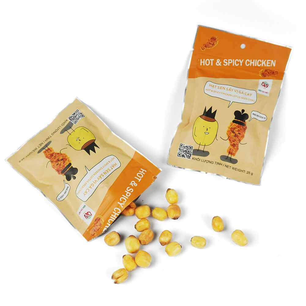 Vietnam Supplier Fried Flavor Chips Vegetables Taste Organic Crispy Healthy Snacks Hot & Spicy Chicken Lotus Seeds