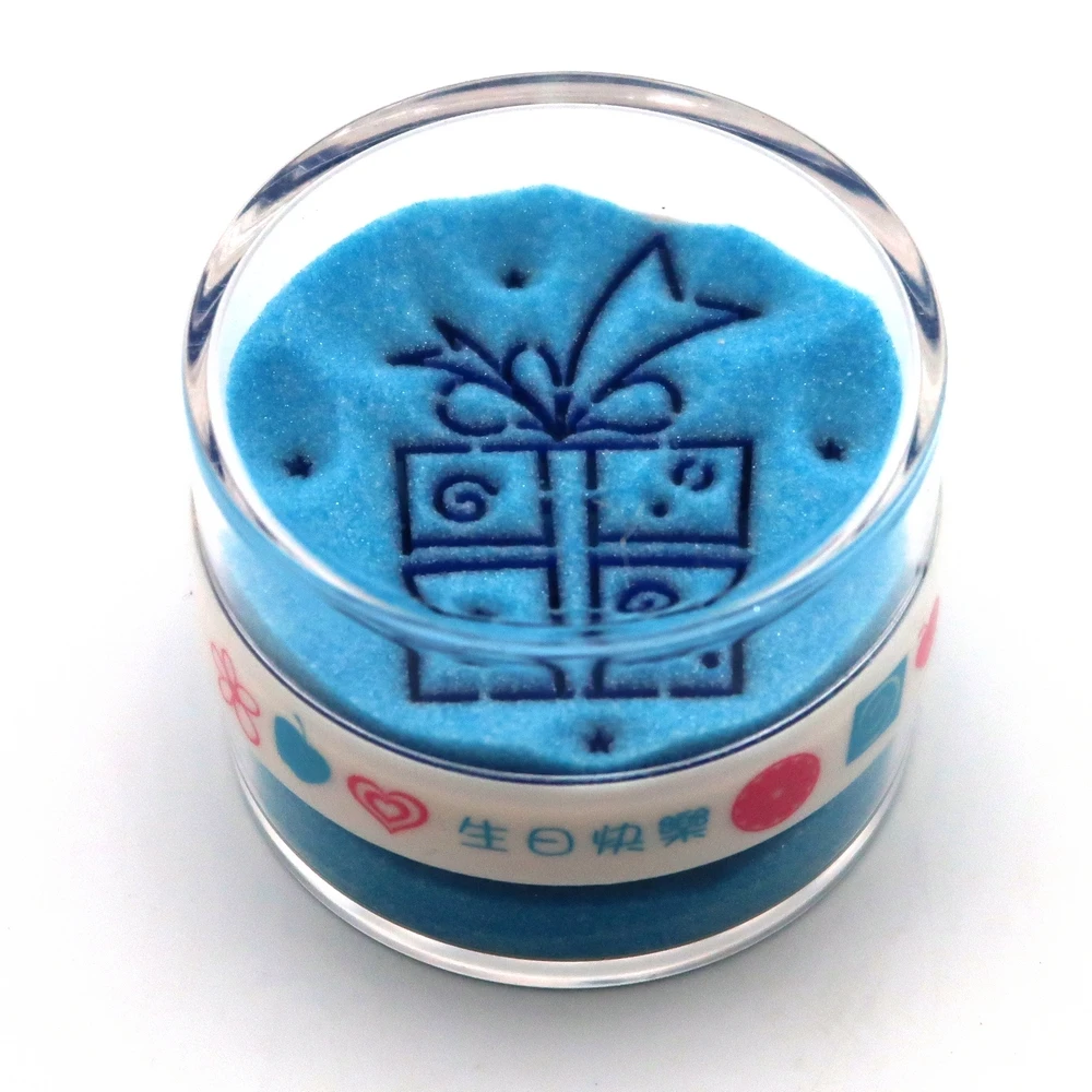 Acrylic sand paperweight Birthday souvenir gift