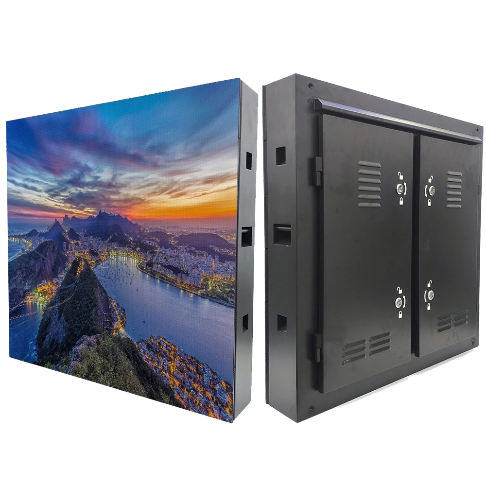 P3 P4 P5 P6 Outdoor Double Sided Street Advertising 256mm*128mm LED Screen