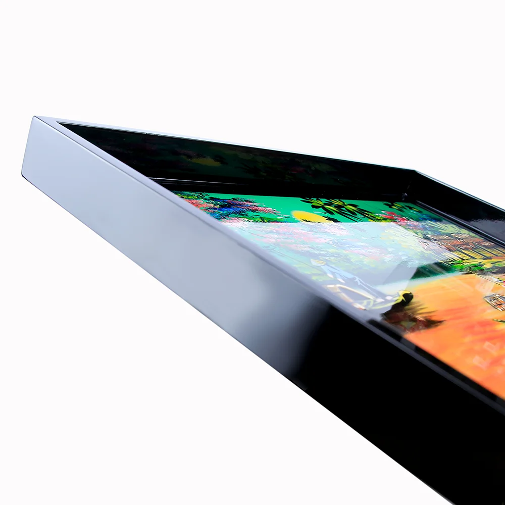 
Top Selling Rectangular Non-Slip Serving Trays Eating Storing Wooden Tray Breakfast Natural Durable Lacquer Tray 