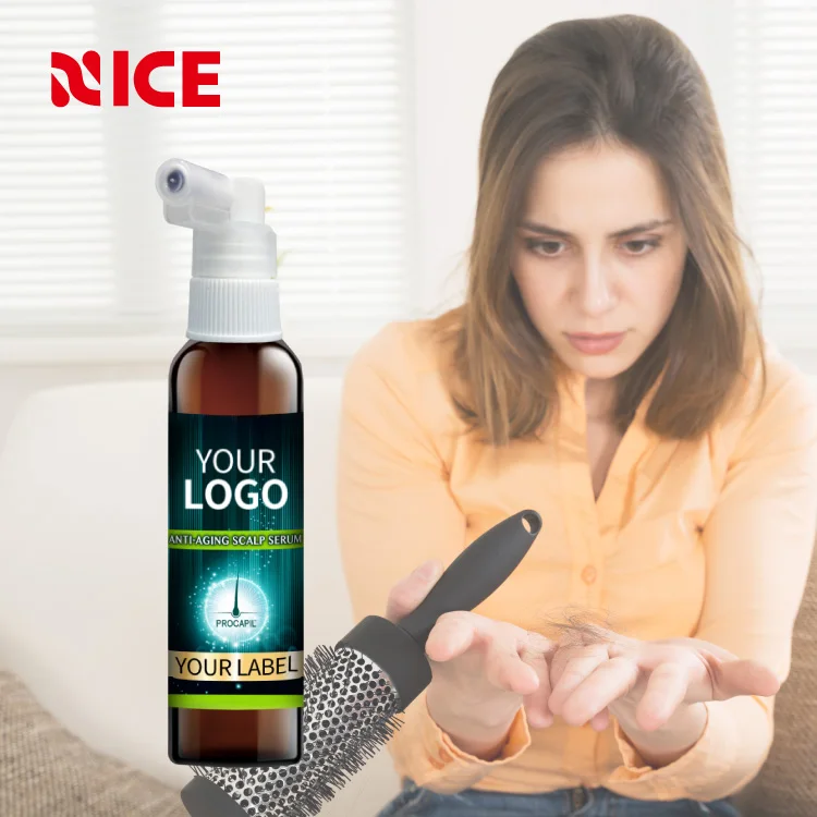 
OEM ODM Ginger Anti Hair Loss Serum Balding Prevention Treatment Spray 