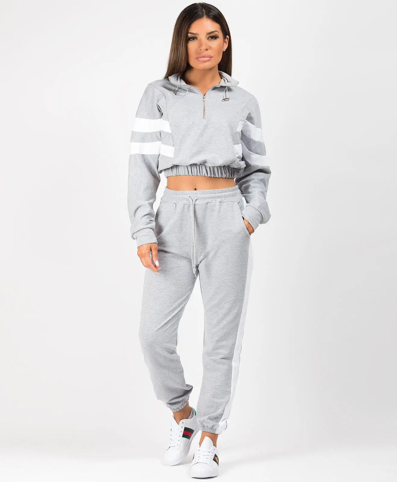 
Sleeveless Crop Top 2 Piece Set Women Tracksuit Tops Wide Leg Pants Two Pieces Sets Women Summer Suits 