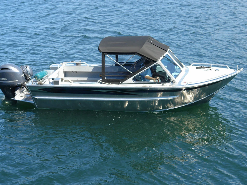 20 foot  All Welded  Soft Top Aluminum Boat