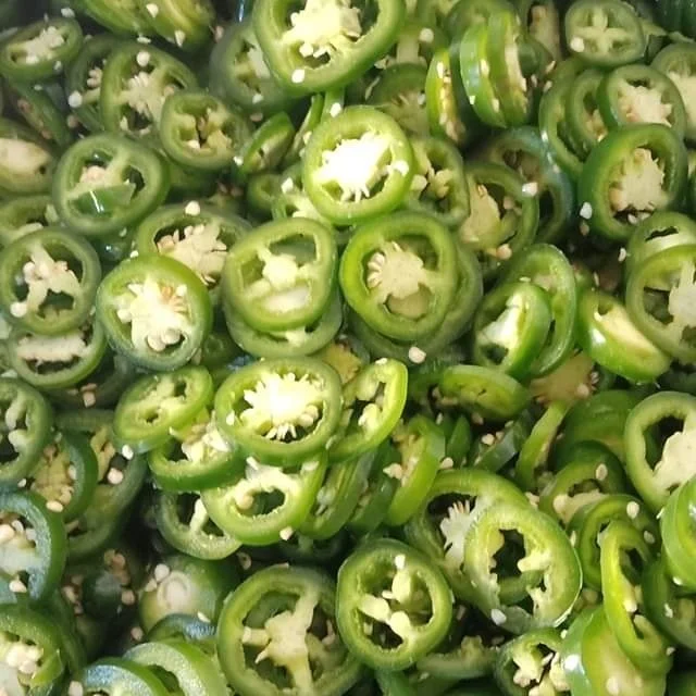 sliced jalapeno peppers