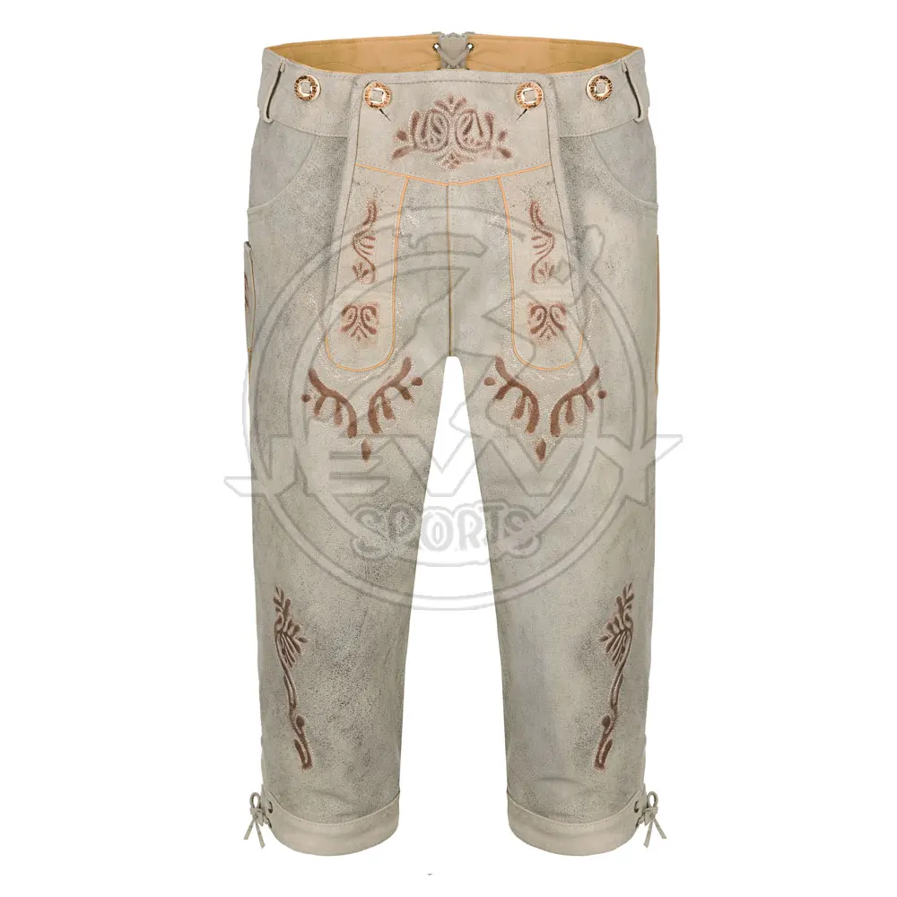 Оригинальные винтажные кожаные немецкие шорты Lederhosen 2020 Мужские дышащие lederhosen