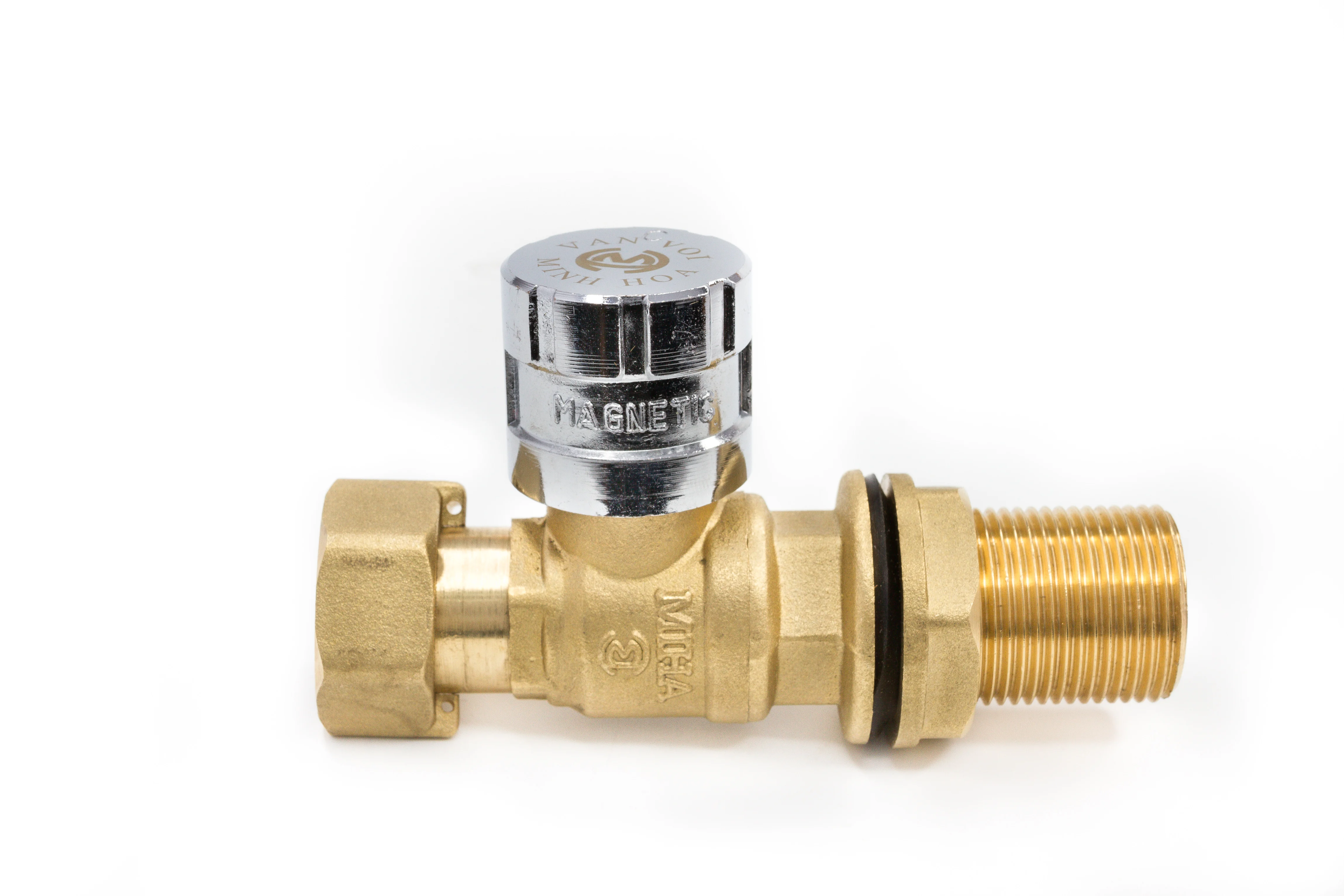 DN20 FORGED WATER VALVE MALE FEMALE THREAD WITH LONG BLUE LEVER HANDLE BRASS BALL VALVE