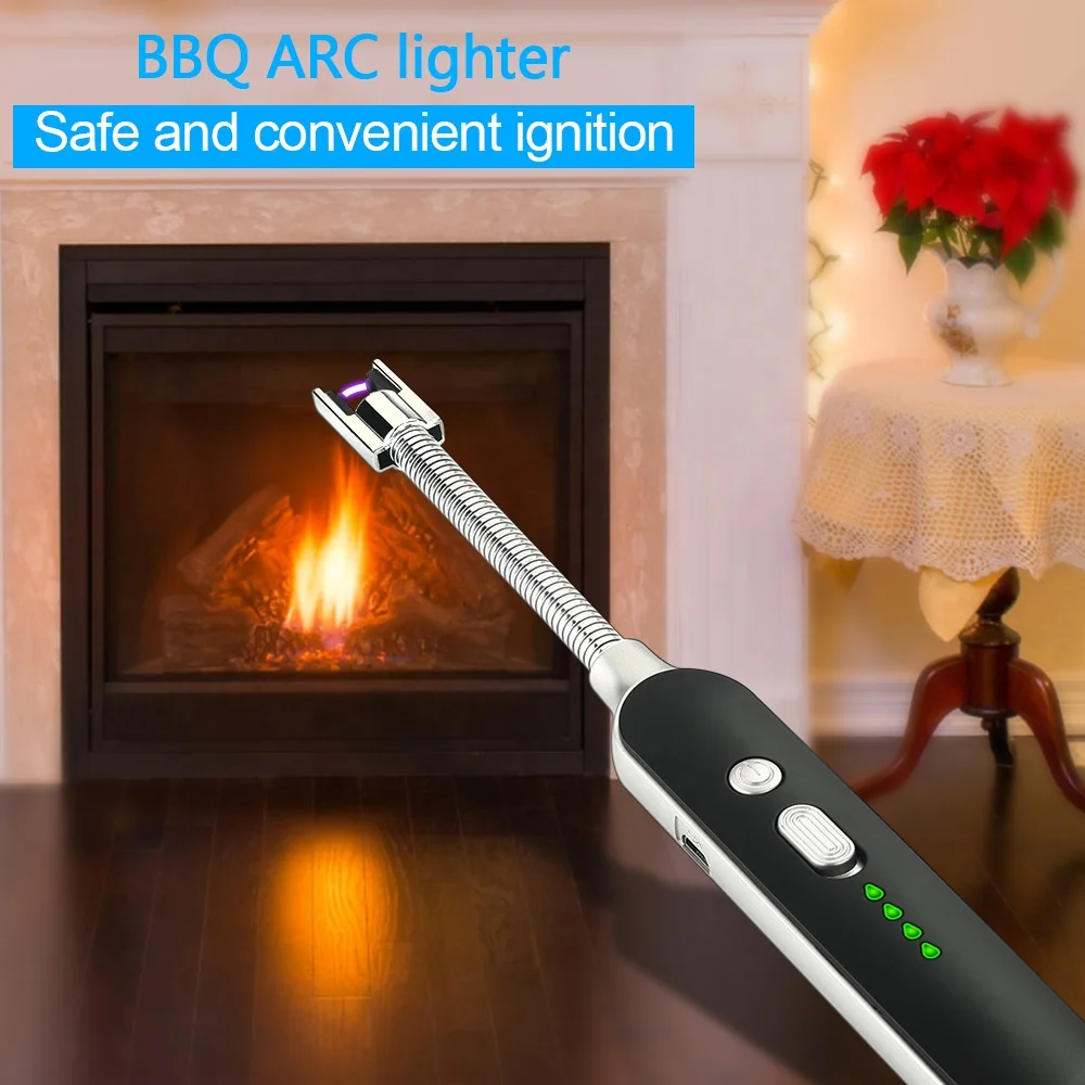 FR-029 Custom Logo New Design High Quality Wholesale Eco-friendly Kitchen Accessories USB Smart Charging pulse Cigarette Lighter