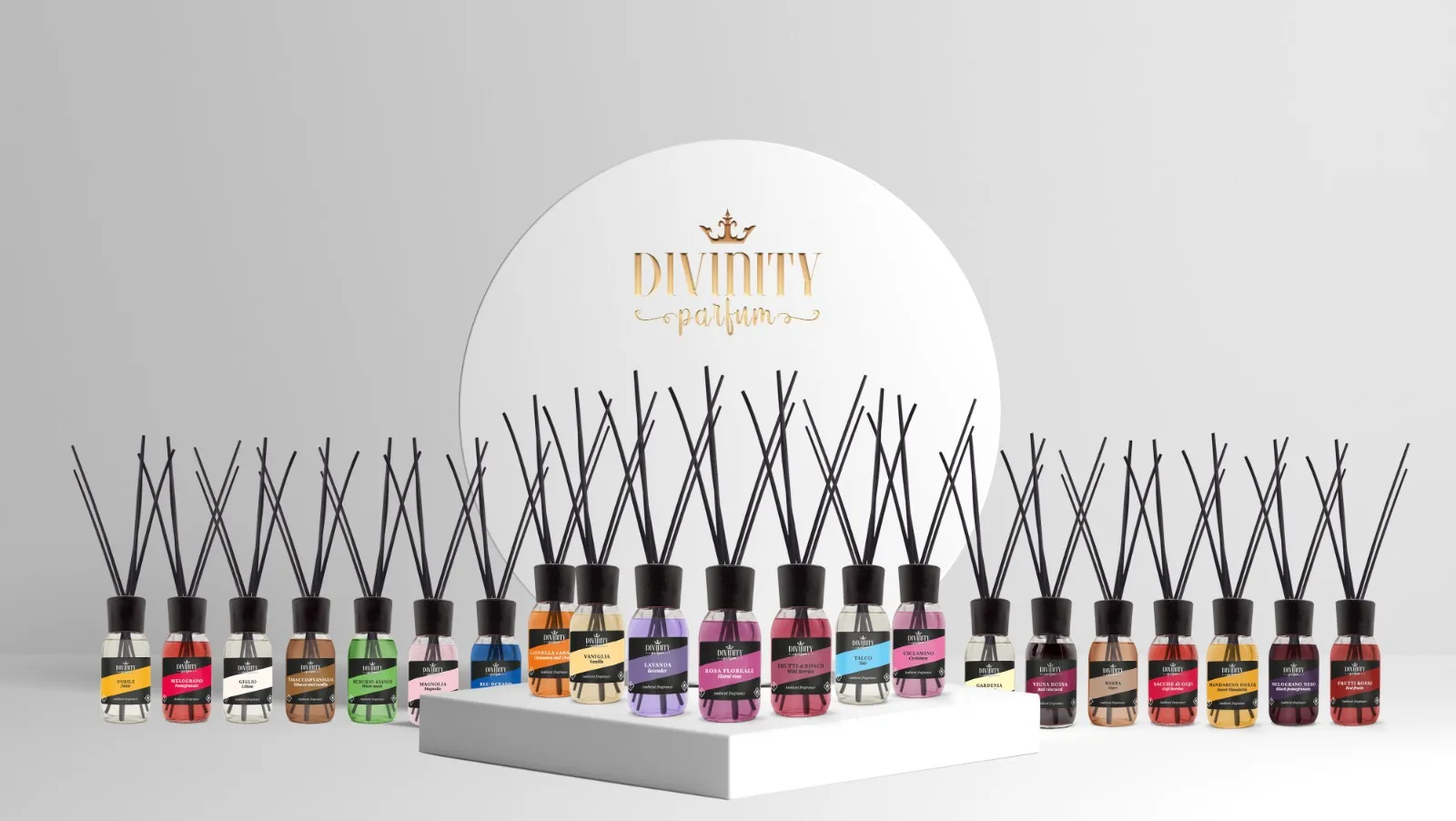 best quality black pomegranate Italian home diffuser exclusive line 125ml wholesale air fresheners