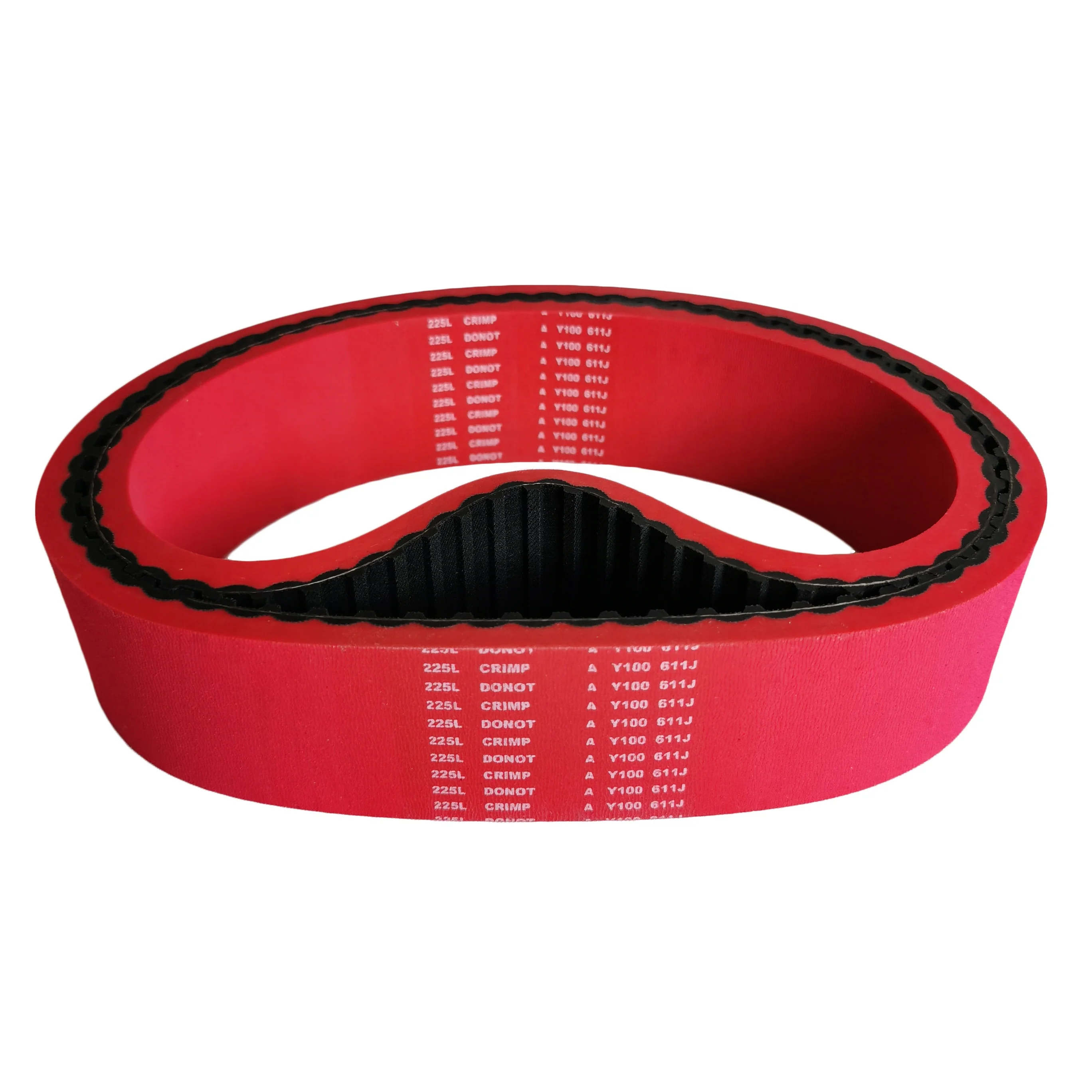 225L200 Vacuum Film Packing Machine Timing Belt Red Rubber Coating Timing Belt