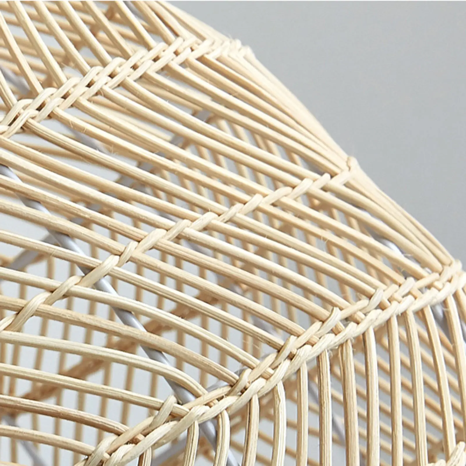 Restaurant Decorative Bamboo Chandeliers Handwoven Rattan Pendant Lamp Vietnamese Supplier