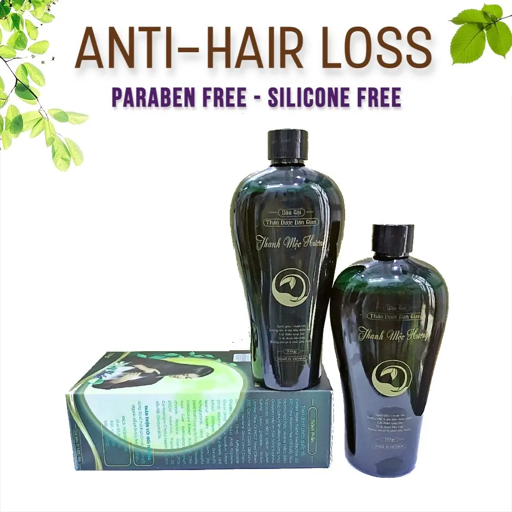 Vietnam Herbs Extract Shampoo Hair Strengthening Treatment Herbal Shampoo Prevent Hair Loss Shampoo and Conditioner