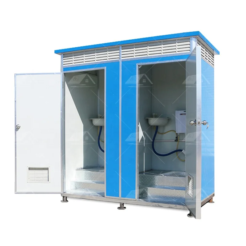 Factory Price Mobile and Portable Low Cost Outdoor Public Blue Toilets/Shower Room/Bathroom Custom