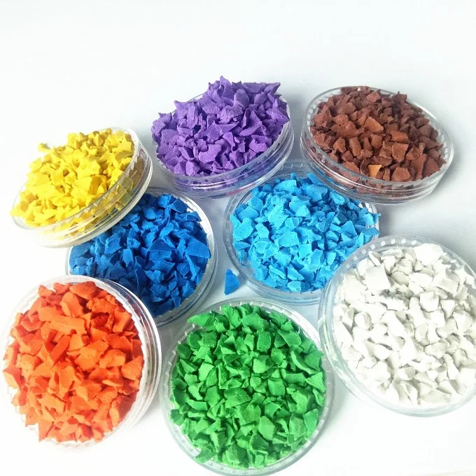 Best EPDM TD20 Plastic Granules Sports Floor Surface Rubber Granule For Soft Rubber Floors