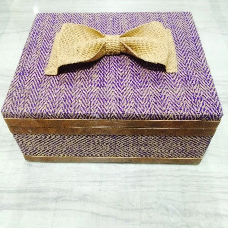 Luxury Customized Jute Gift Box Jewelry rattan Box Eco friendly handmade custom rattan storage gift box with lid